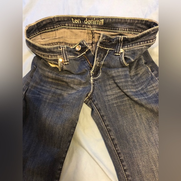 X Ten Denim jeans embroidered and embellished size 5 preowned condition - Picture 15 of 15